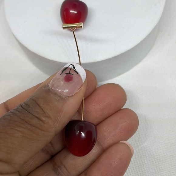 Kate Cherry Drop Earrings - Picture 6 of 9